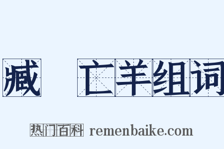 臧穀亡羊组词是什么意思的图片
